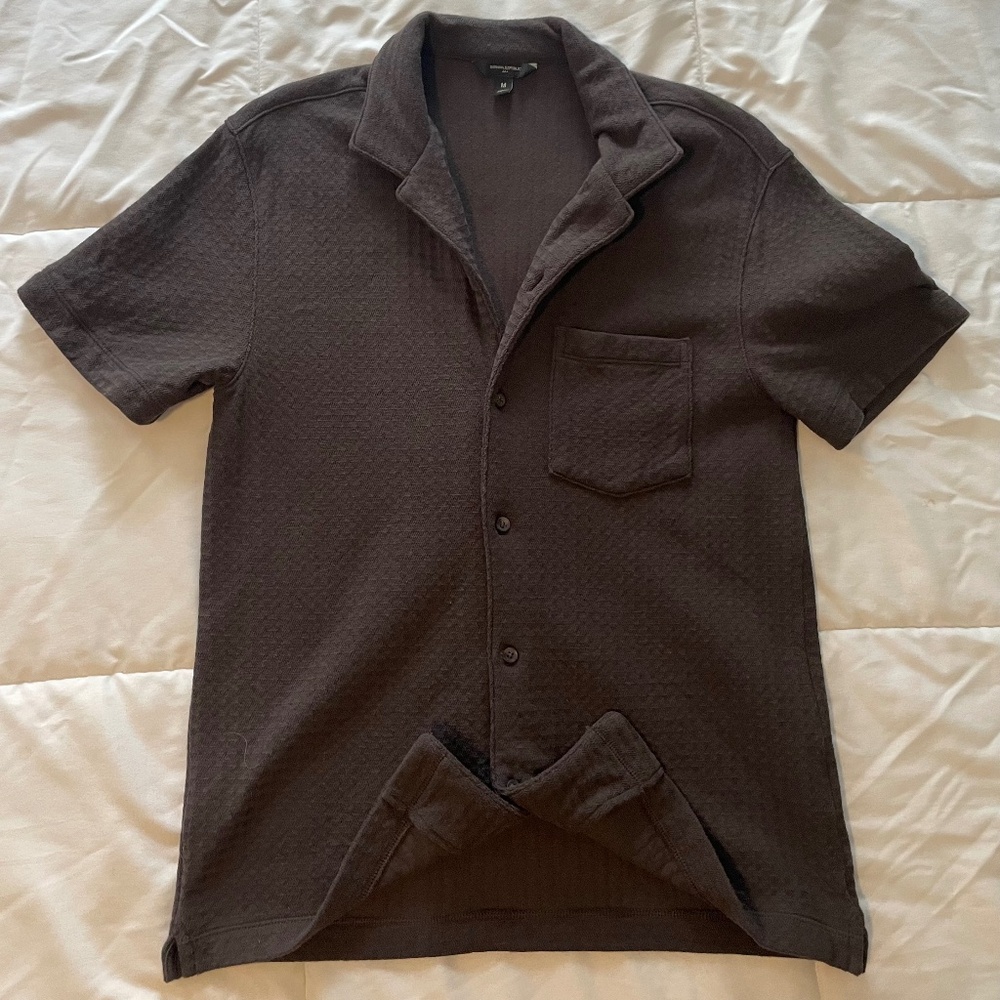 Mens Banana Republic Short Sleeve Button Down